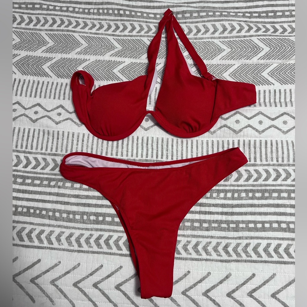 Red Women's Bikini Set